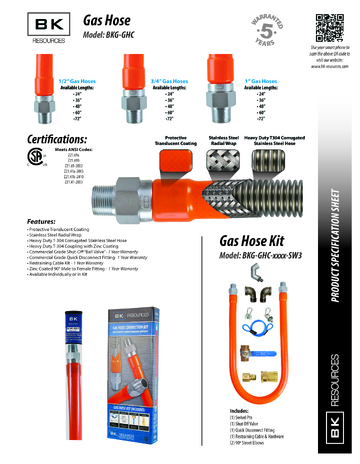 Spec Sheet