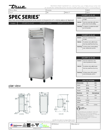 Spec Sheet