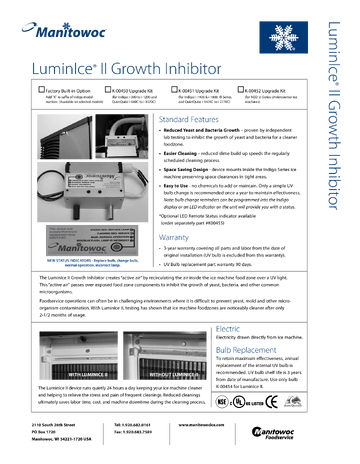 Spec Sheet