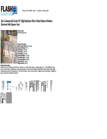 Spec Sheet