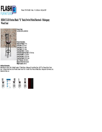 Spec Sheet