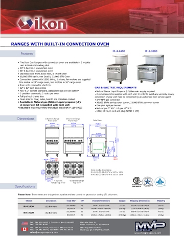 Spec Sheet