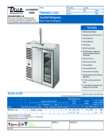 Spec Sheet