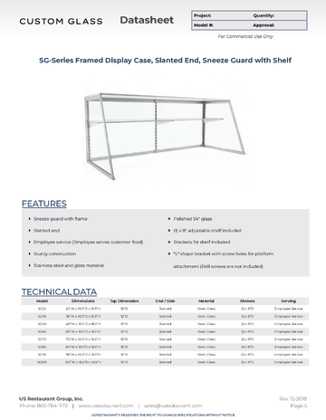 Spec Sheet