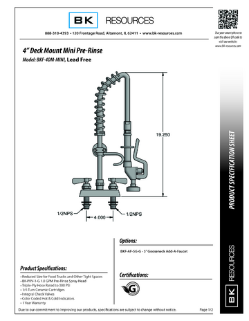 Spec Sheet