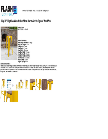 Spec Sheet