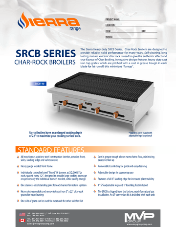 Spec Sheet