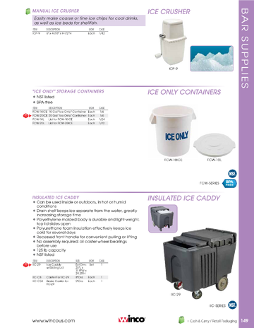 Spec Sheet