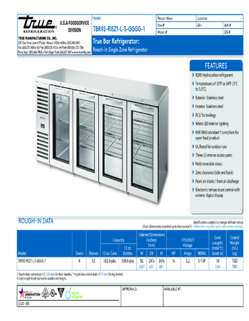 Spec Sheet