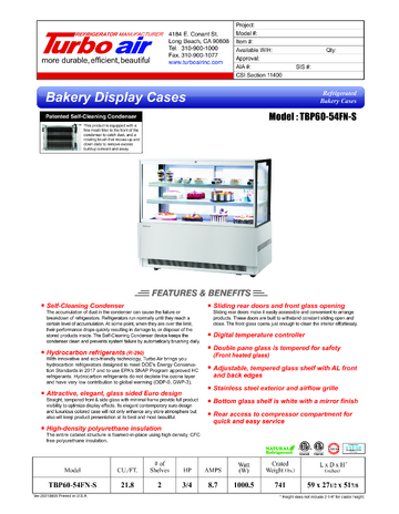 Spec Sheet