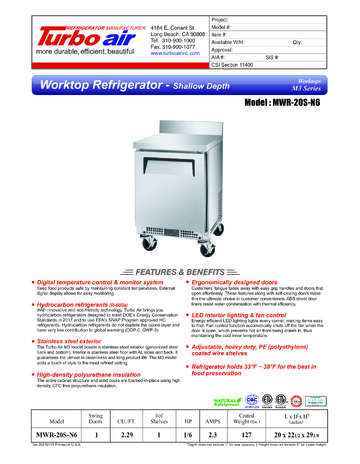 Spec Sheet