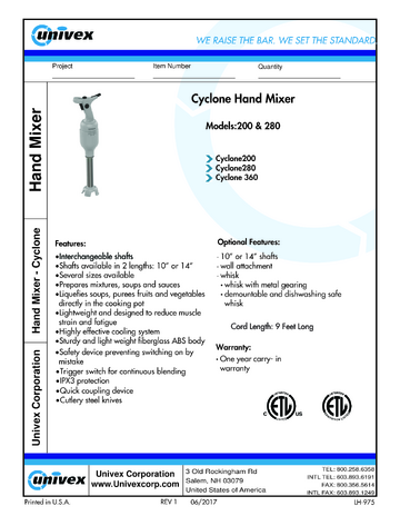 Spec Sheet