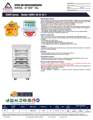 Spec Sheet