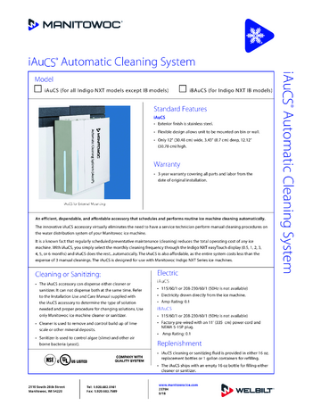 Spec Sheet
