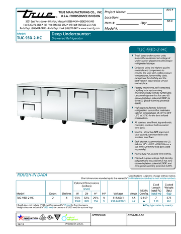 Spec Sheet