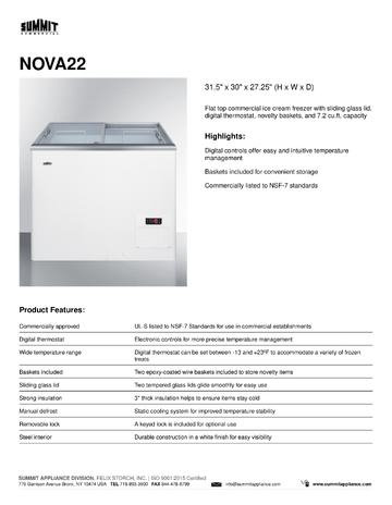 Spec Sheet