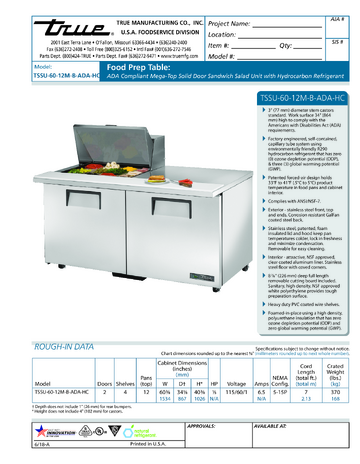 Spec Sheet