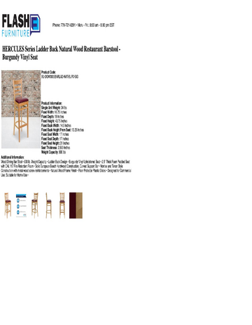 Spec Sheet