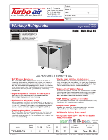 Spec Sheet