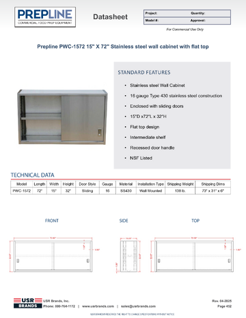Spec Sheet