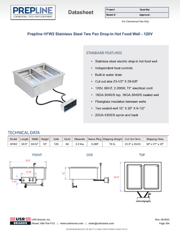 Spec Sheet