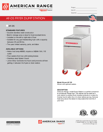 Spec Sheet