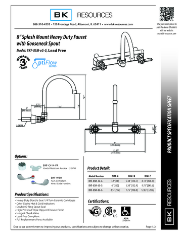 Spec Sheet