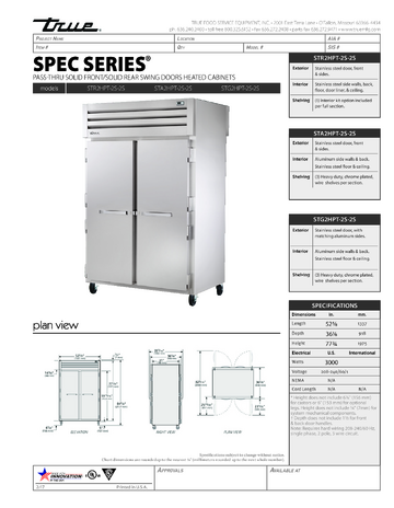 Spec Sheet