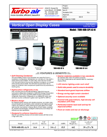 Spec Sheet