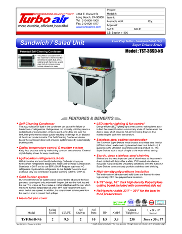 Spec Sheet