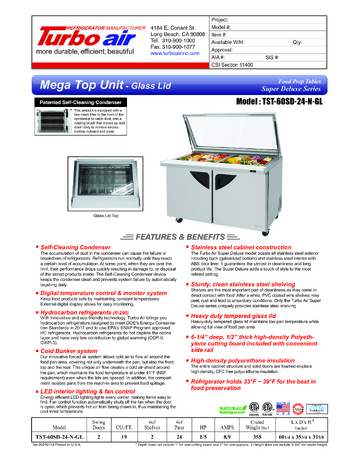 Spec Sheet