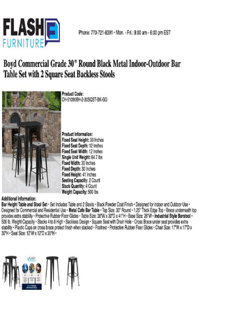Spec Sheet