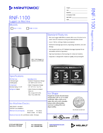 Spec Sheet