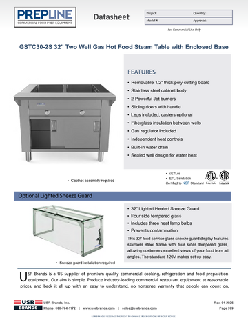 Spec Sheet