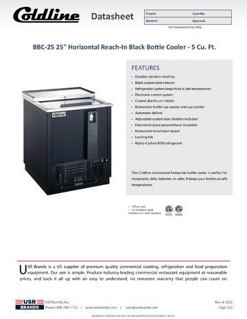 Spec Sheet