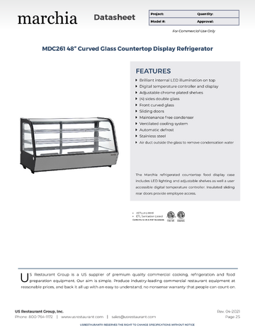 Spec Sheet