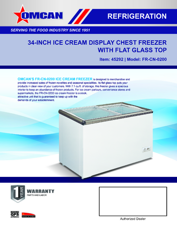 Spec Sheet