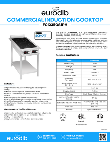 Spec Sheet