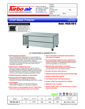 Spec Sheet