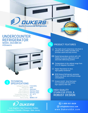 Spec Sheet