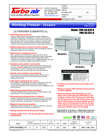 Spec Sheet