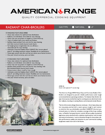 Spec Sheet