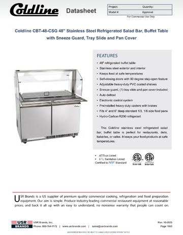 Spec Sheet