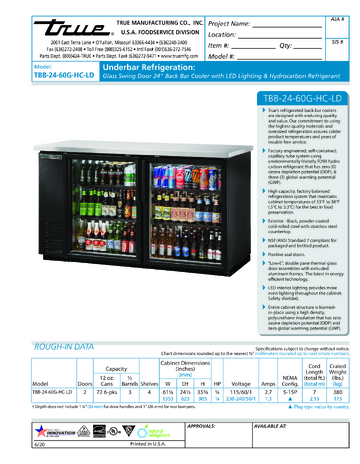 Spec Sheet