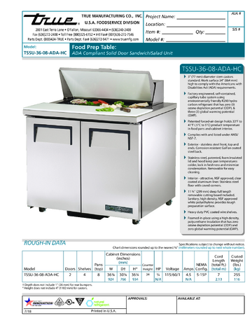 Spec Sheet