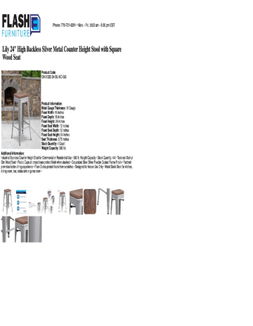 Spec Sheet