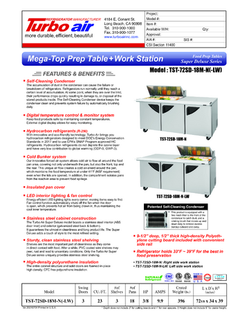 Spec Sheet