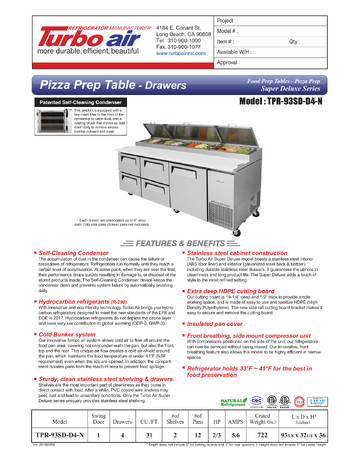 Spec Sheet