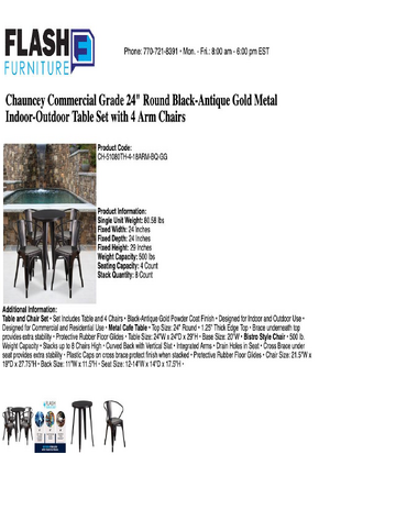 Spec Sheet