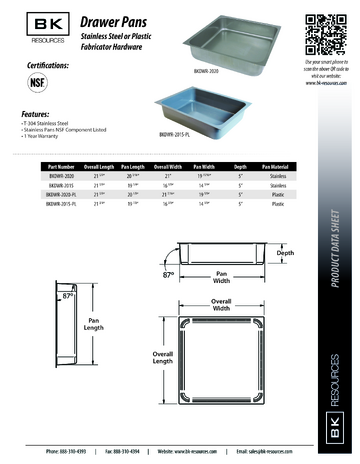Spec Sheet